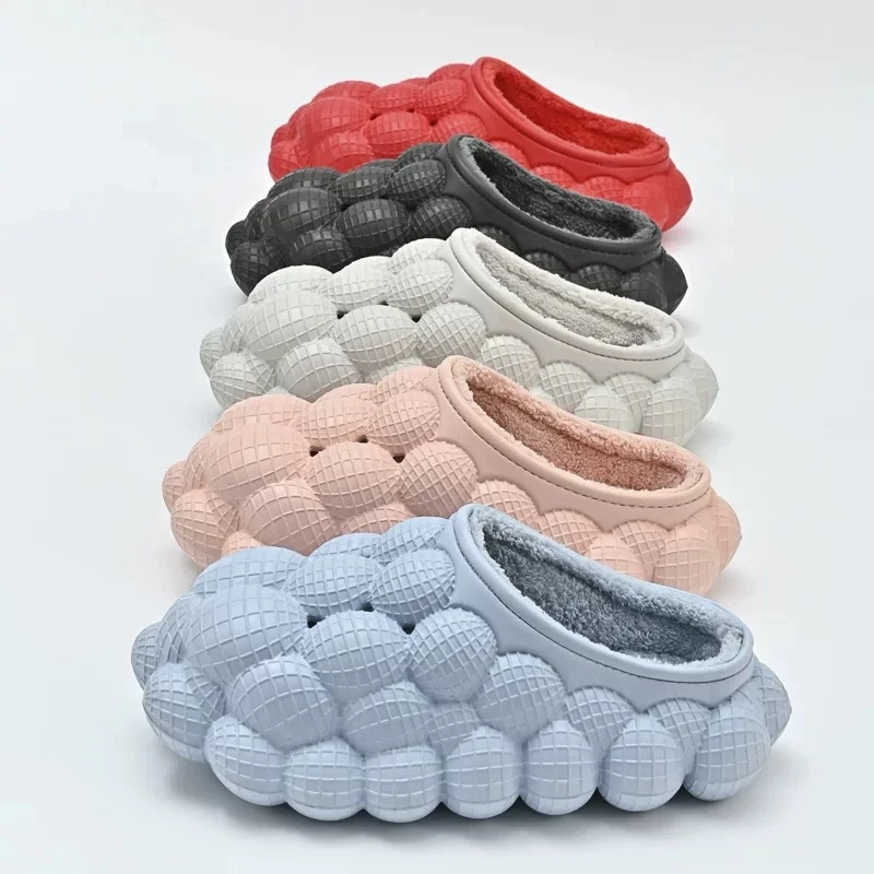 荔枝防水棉拖鞋 踩屎感（有瑕疵）