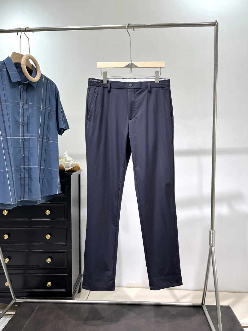 特！轻奢桑蚕丝+六维弹力！高垂感夏季轻薄休闲裤 C4 男装 H5302