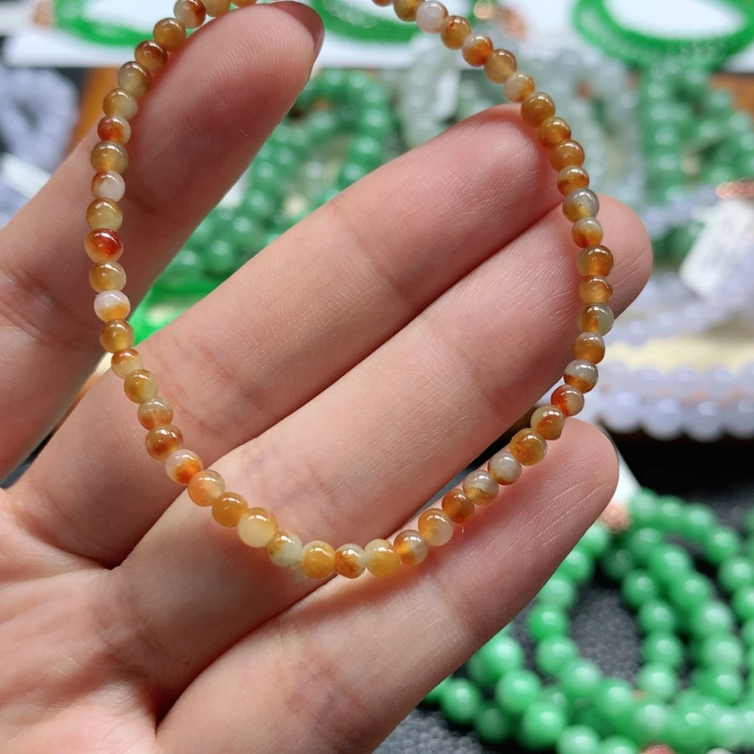 未镶嵌手链翡翠翡翠