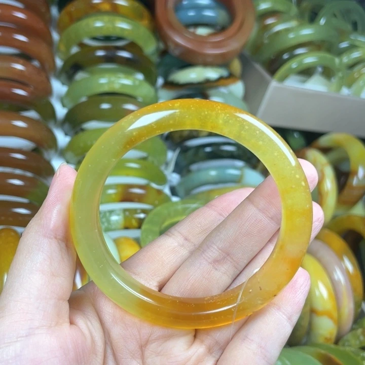 蛇纹石玉手镯未镶嵌S****➹