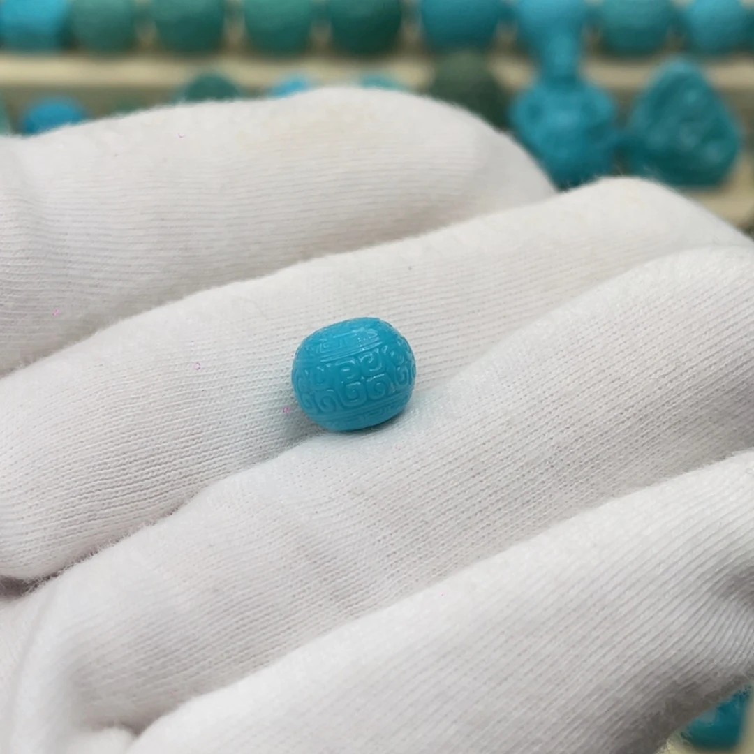 绿松石未镶嵌颈饰卡9.5-8