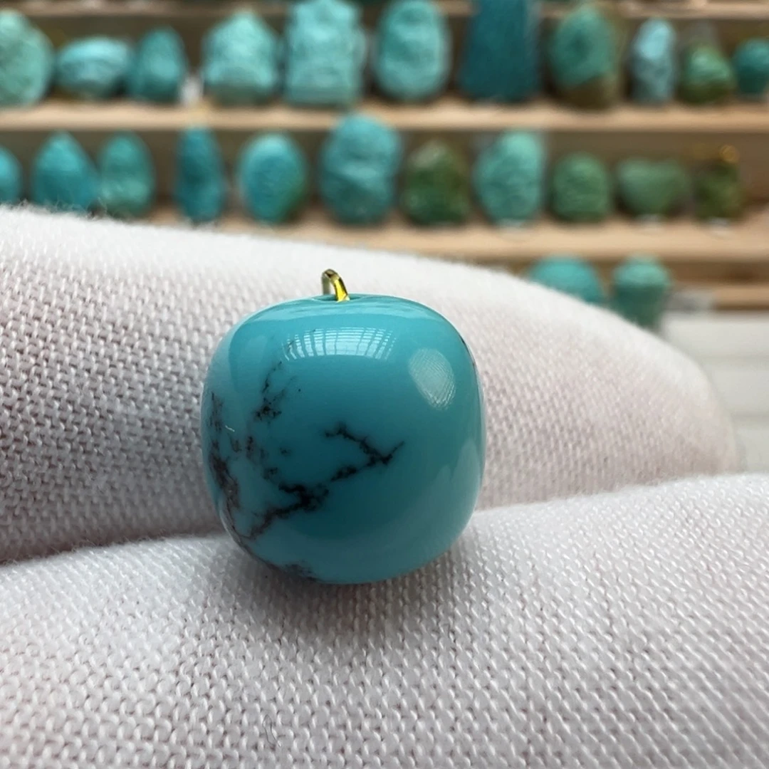 绿松石未镶嵌配饰11.1*10.6