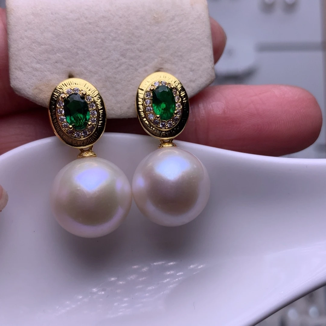 未镶嵌耳饰淡水珍珠