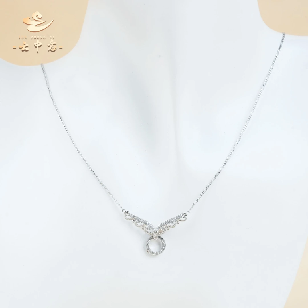 【云中意】18K金 “精灵”钻石项链-多样性发货一件