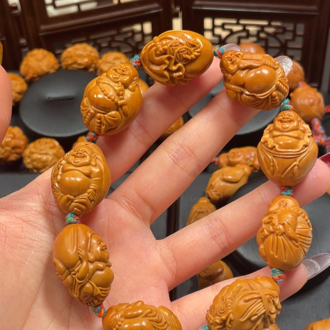 手串/手链橄榄核2.0布袋弥勒橄榄核