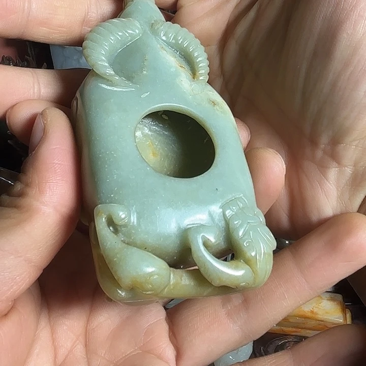 9***7和田玉未镶嵌把件