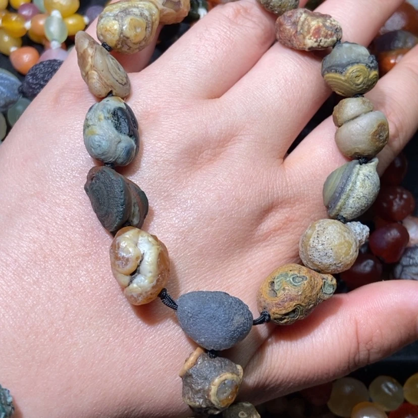 【闪购商品】玛瑙/玉髓项圈合金英*