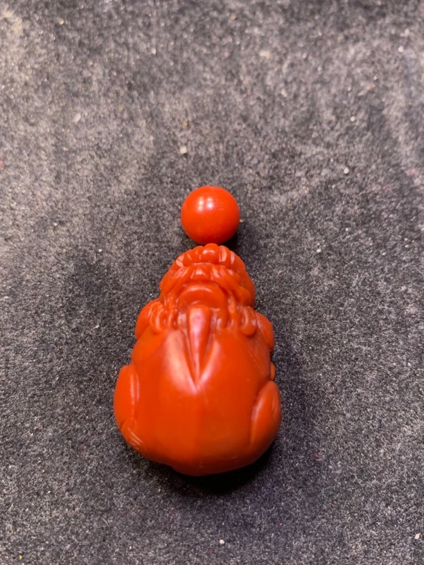 南红貔貅成色漂亮