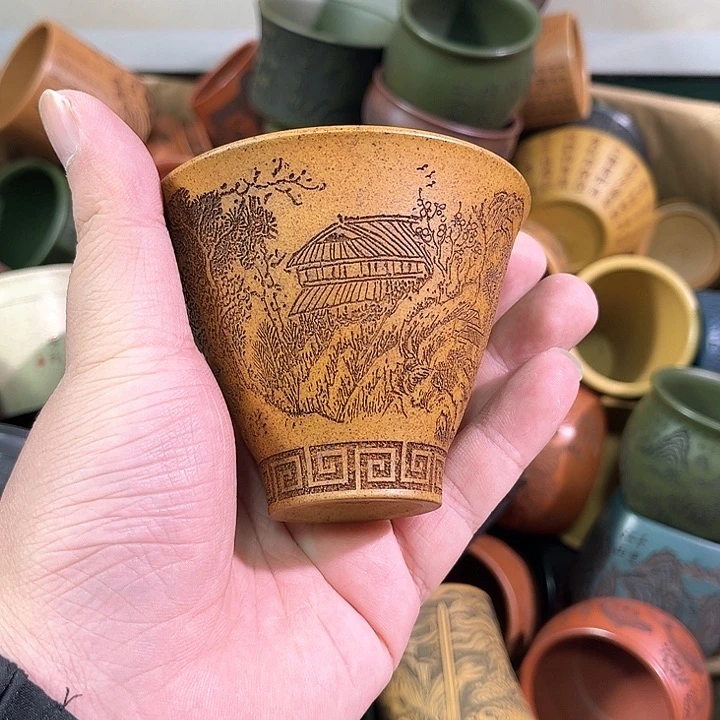 茶杯紫砂全手工紫砂主人杯