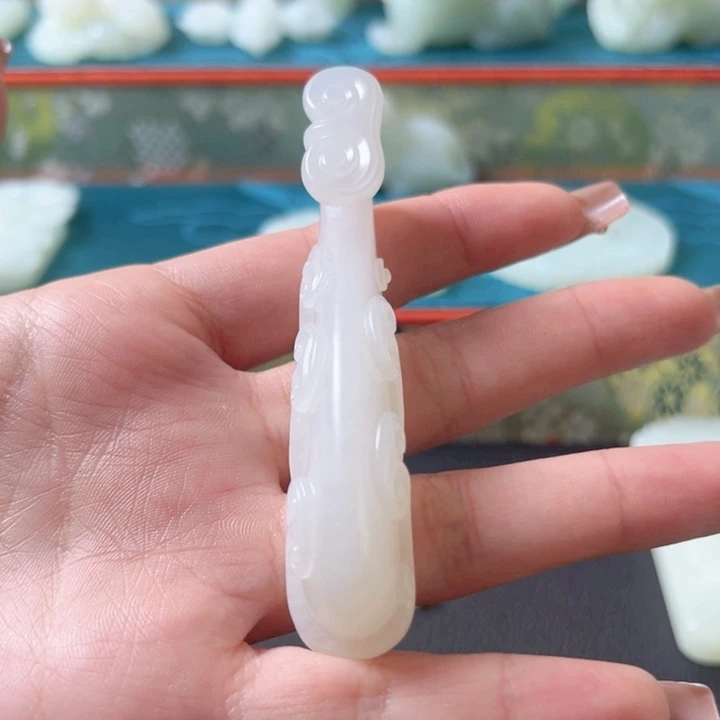 和田玉未镶嵌挂件2