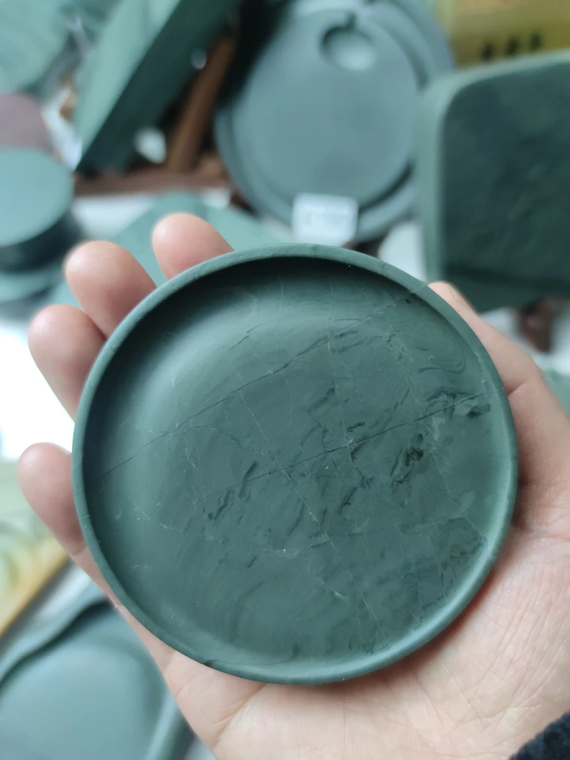 水泉老坑圆砚尺寸8.4/1.6