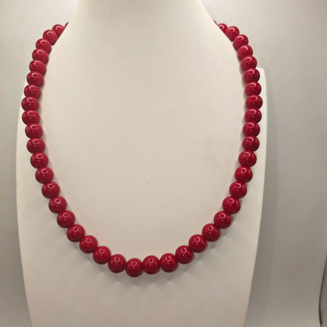 7号H132杉10mm圆珠项链