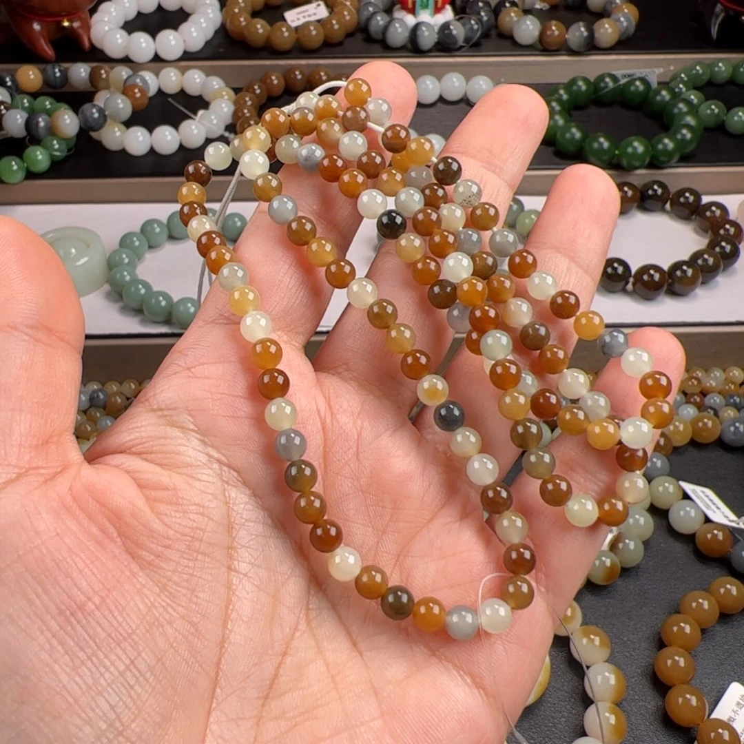 和田玉手链未镶嵌小***嘟