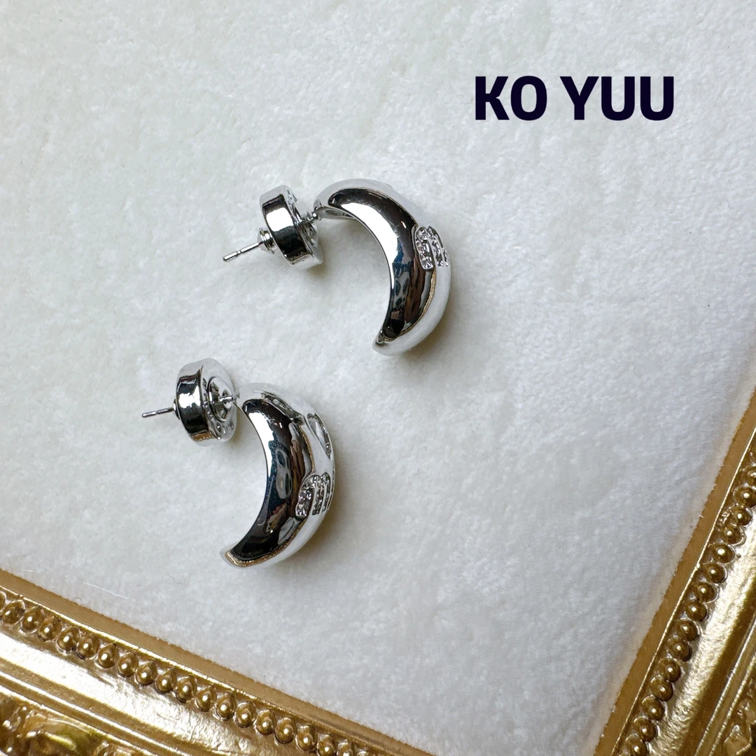 铜合金锆石耳饰 【雨桐高奢饰品】耳环CC00488