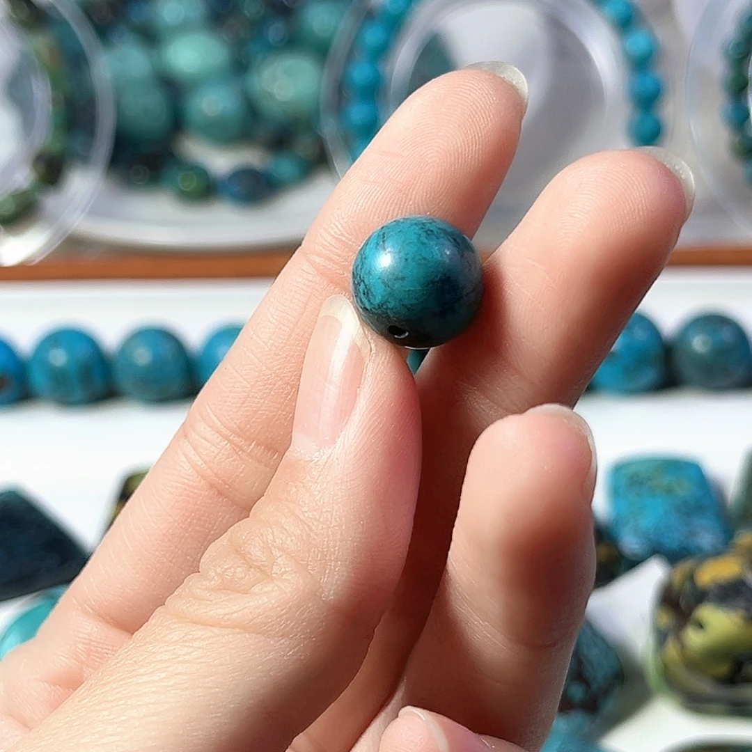 青***山大理石磁石圆珠卡11.4