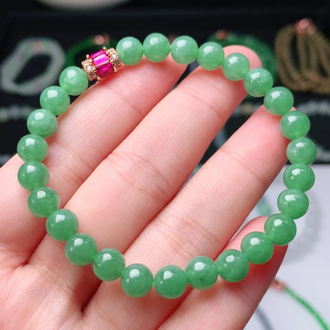 翡翠手链未镶嵌翡翠