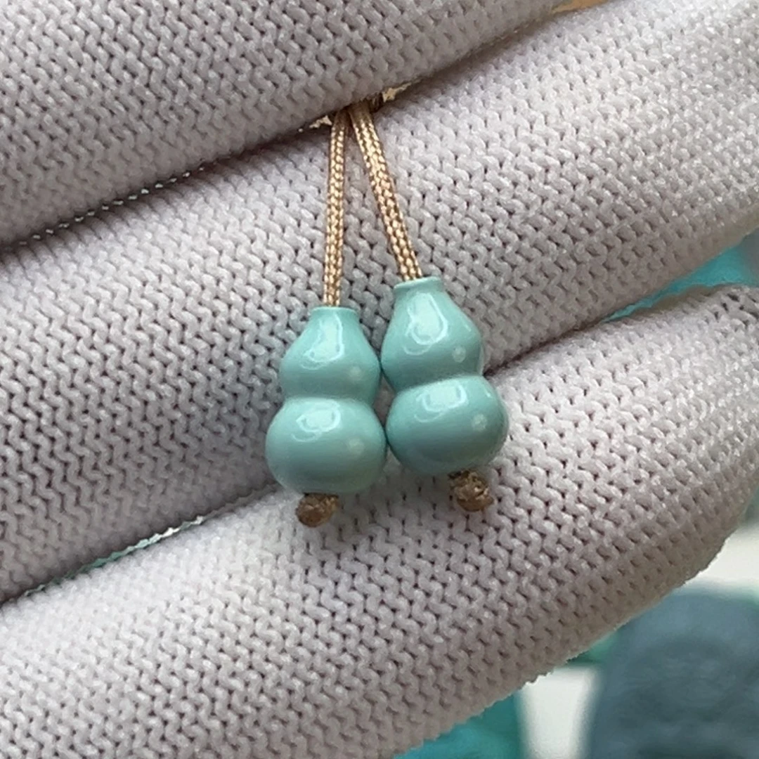 绿松石未镶嵌珠宝奇石葫芦