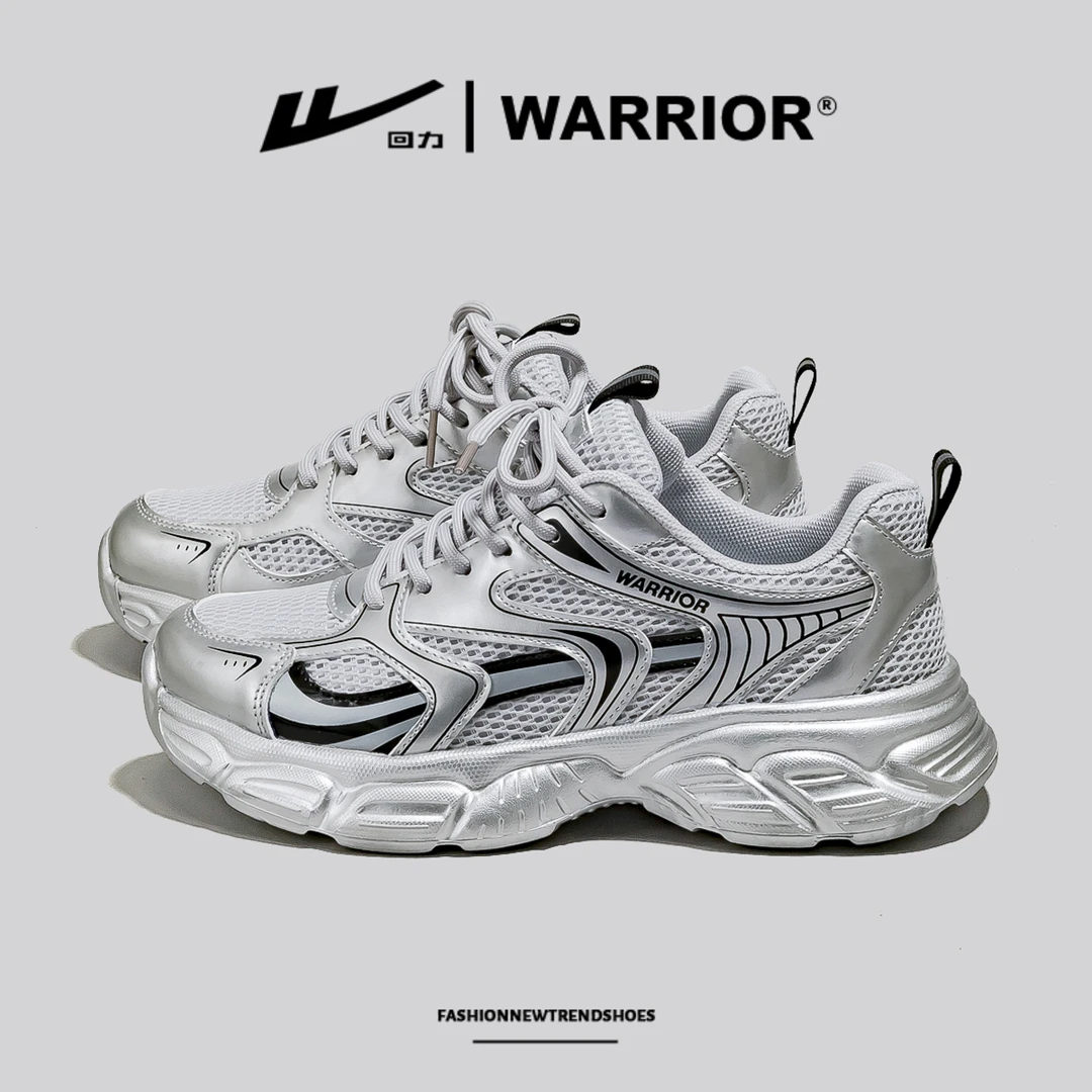 回力夏季新款厚底网面透气女鞋老爹鞋2025爆款百搭运动休闲鞋4591