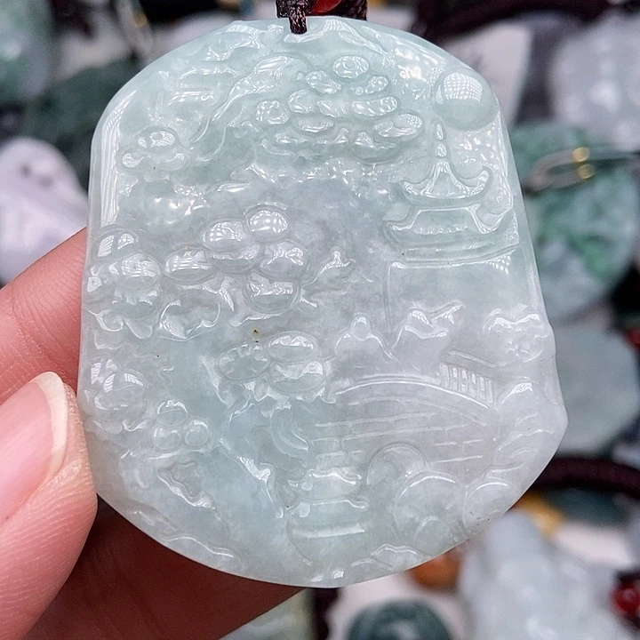 颈饰未镶嵌翡翠翡翠