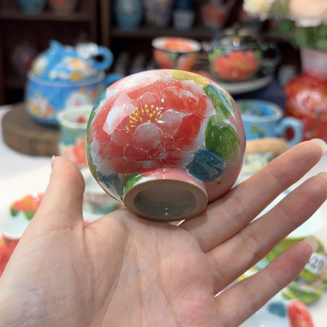 聂*梵景德镇手绘高温釉下彩陶瓷茶具