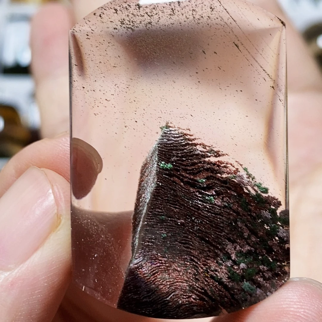 水晶珠宝半成品未镶嵌吊坠