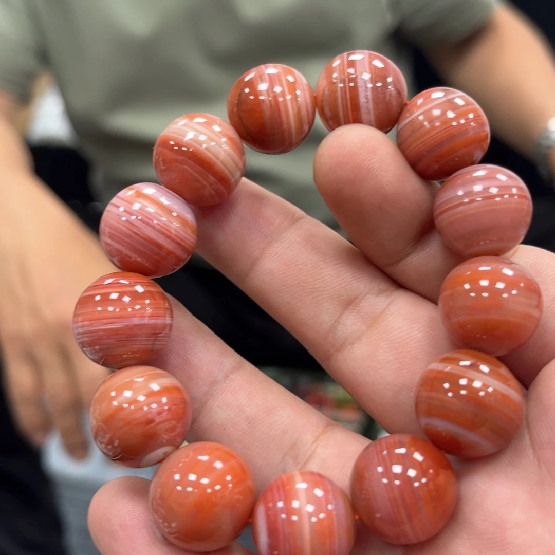 南红玛瑙未镶嵌颈饰手串