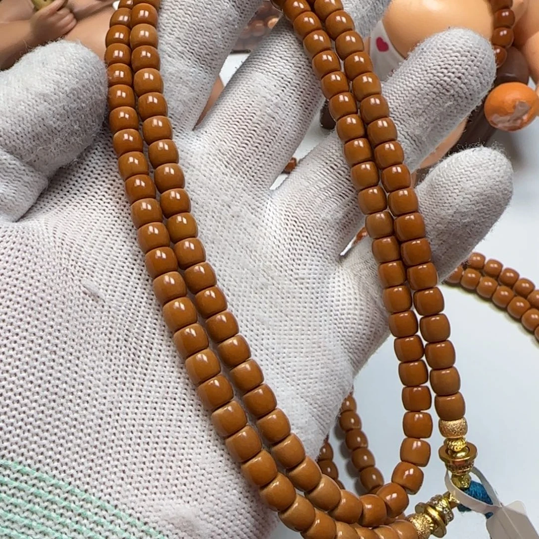 橄榄核手串/手链老挝核尖脖挂6.4