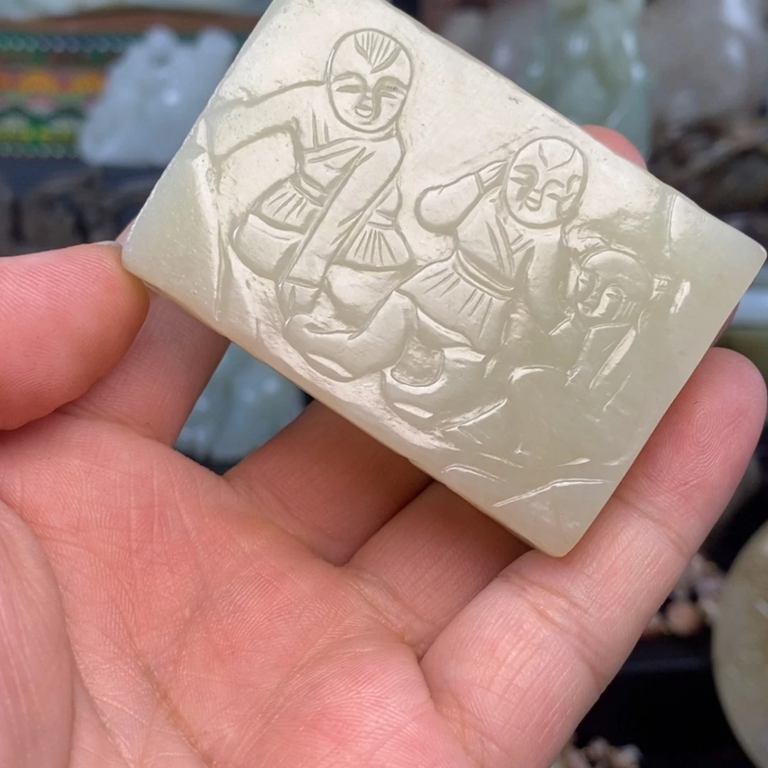 和田玉（糖玉）挂件未镶嵌