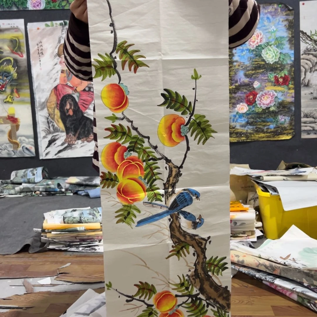 国画国画作品画心一张