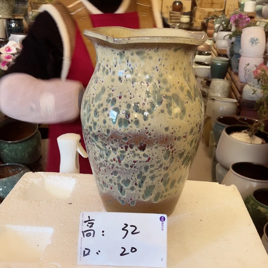 紫砂花盆高度32口径20