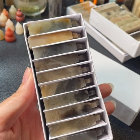小***艺伊犁石印石10个1.0*3.0*5.0