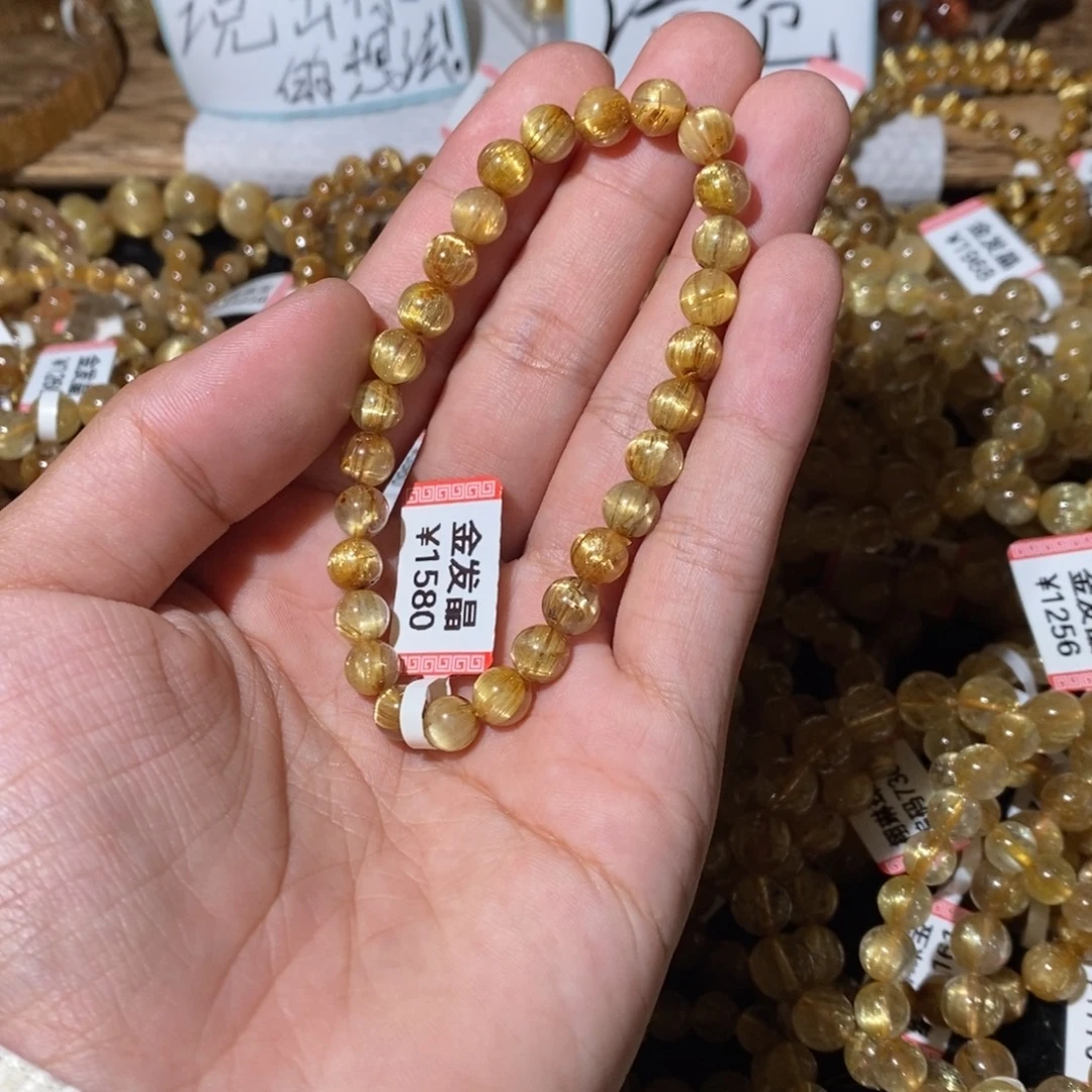 蜡***新手链未镶嵌水晶是