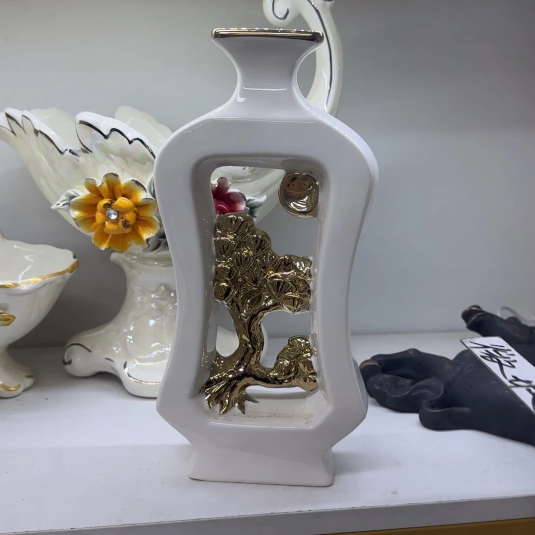 瓷片陶瓷工艺花瓶摆件