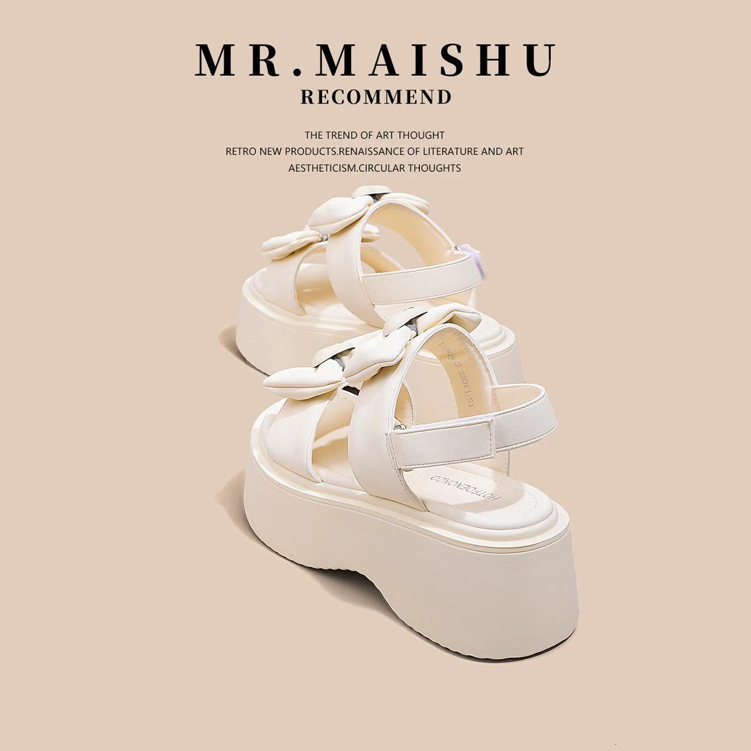 厚底罗马运动凉鞋女2025新款夏季百搭休闲轻便露趾性感增高凉拖鞋