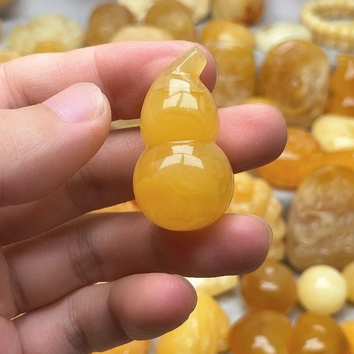 未镶嵌颈饰琥珀琥珀蜜蜡吊坠
