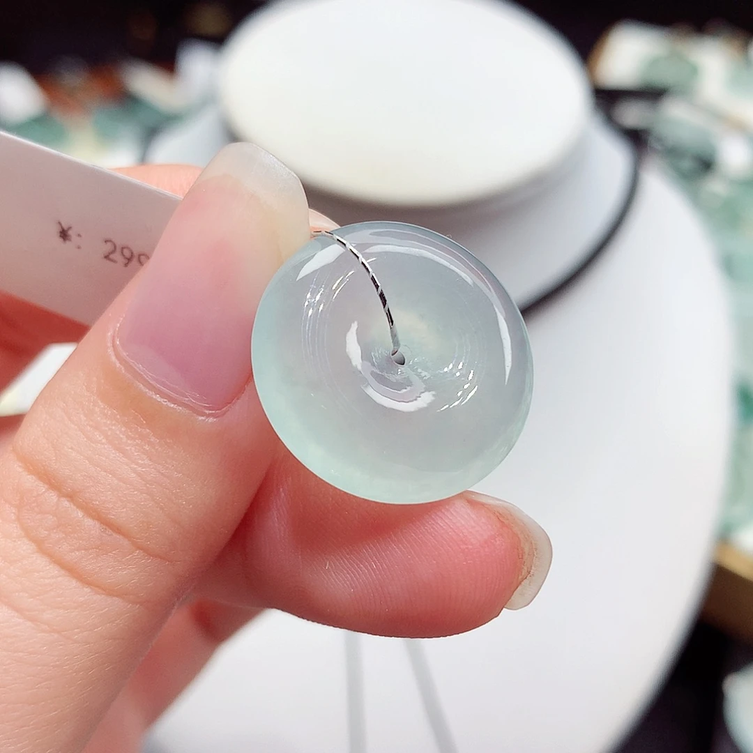 颈饰未镶嵌翡翠翡翠58，20.2/5.6