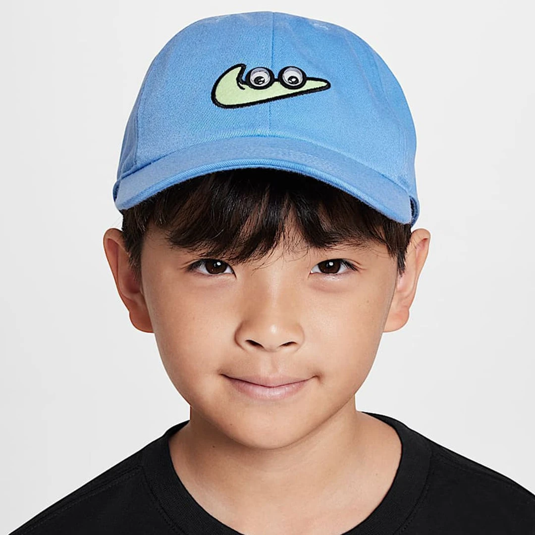 NIKE/耐克蓝绿小眼睛户外夏季鸭舌棒球运动遮阳休闲帽FZ0831-489