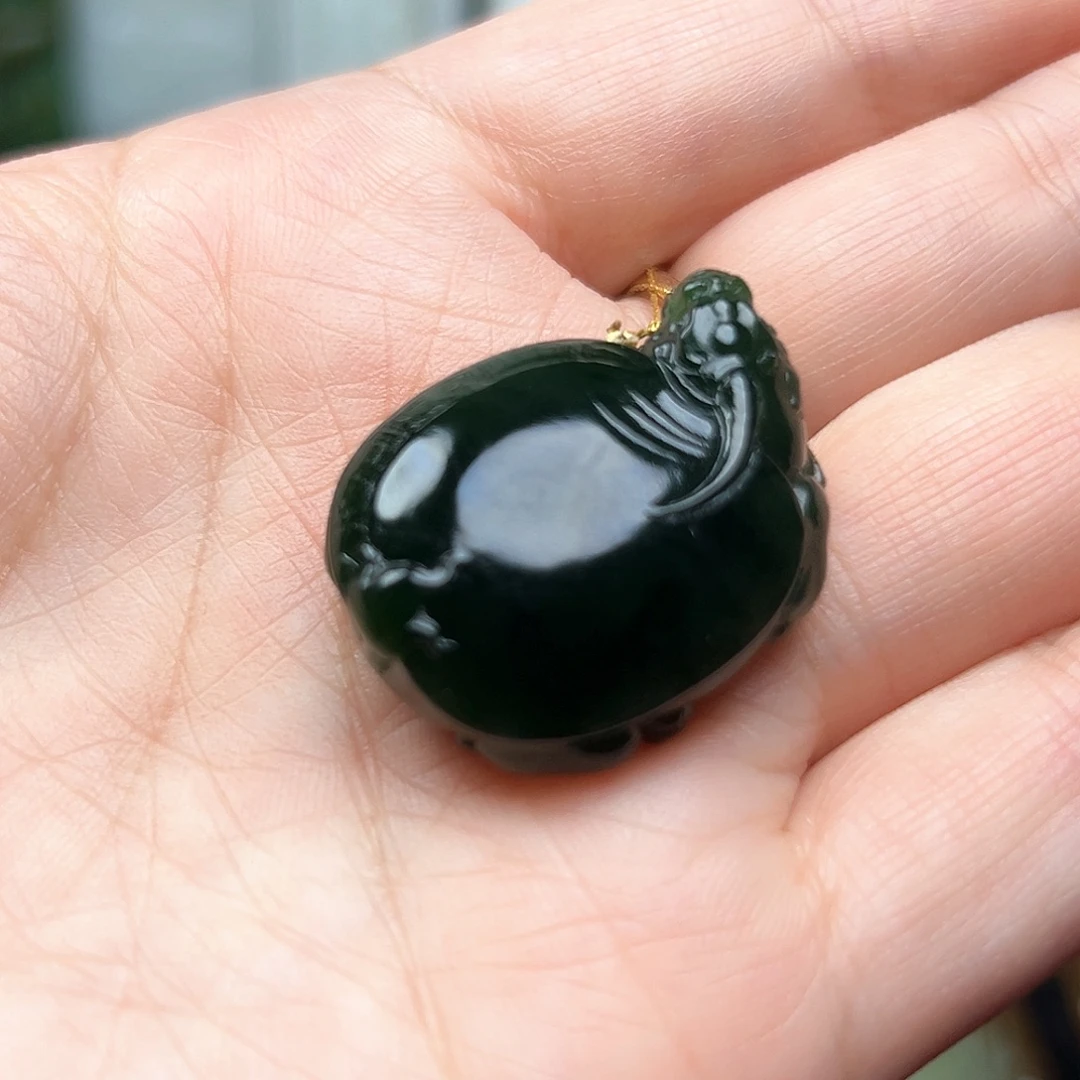 和田玉（糖玉）未镶嵌吊坠(不含链)