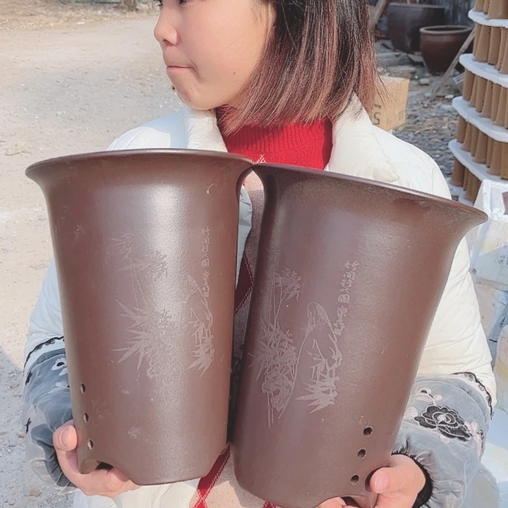 宜兴紫砂精品花盆