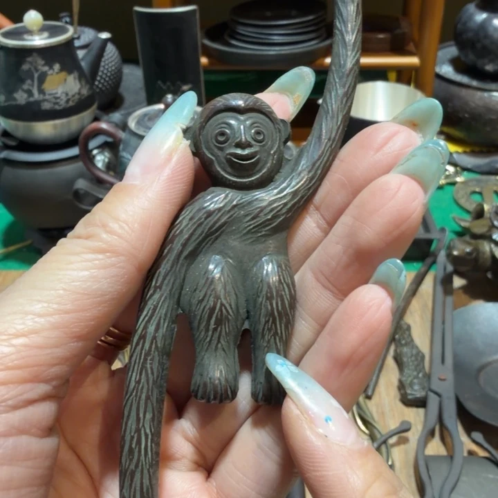 铜中古工艺品，摆件