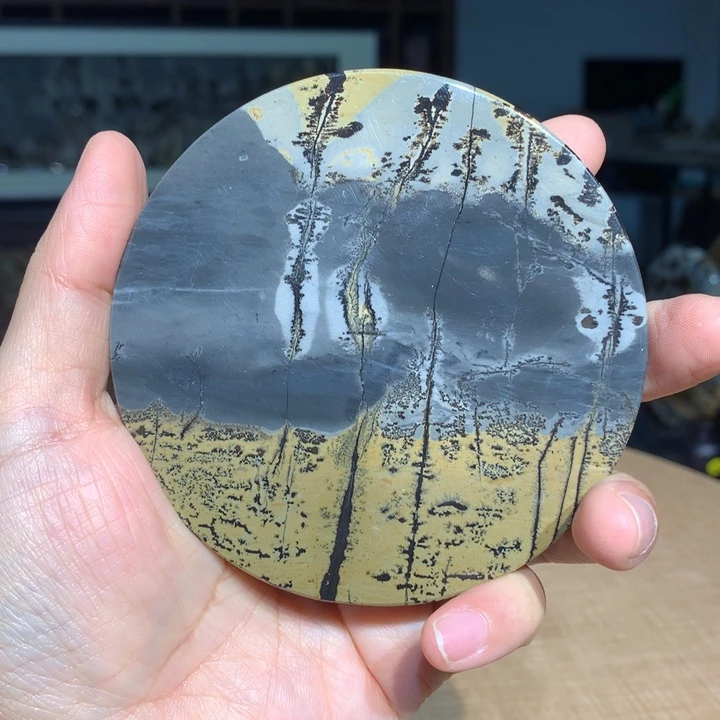 广西国画石摆件，观赏收藏