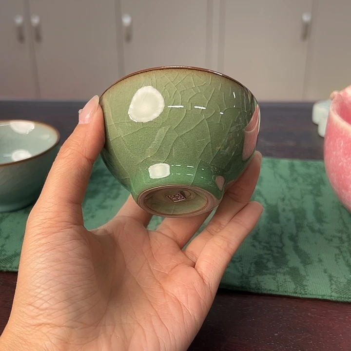云间青瓷龙泉小米茶器