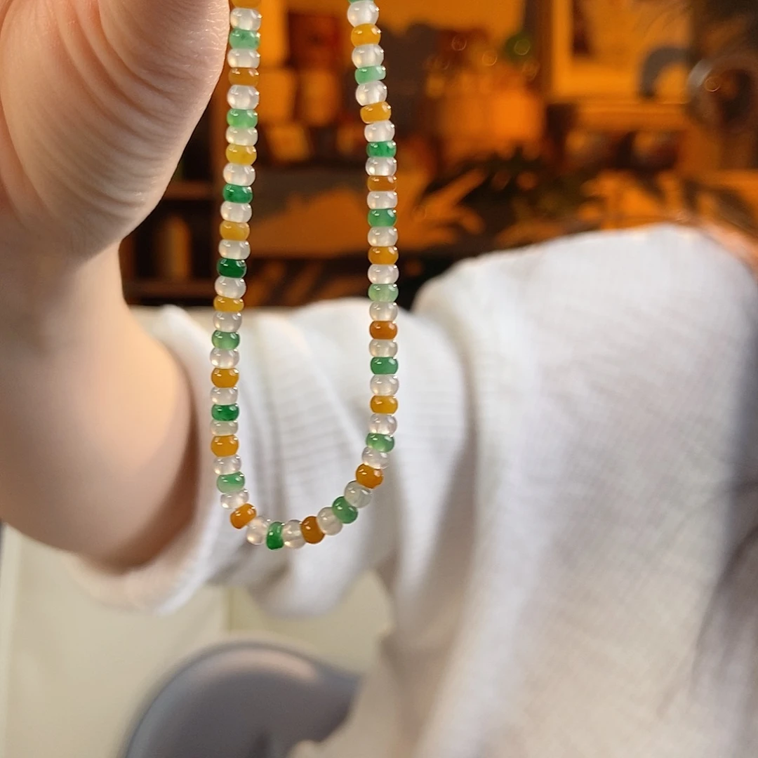 18K金镶嵌手链翡翠