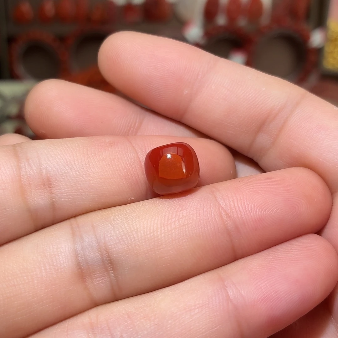 南红玛瑙未镶嵌颈饰老型9*11