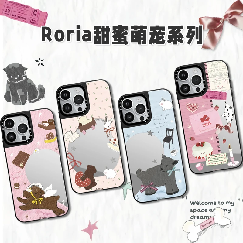 【YAA专属】Roria甜蜜萌宠系列适用苹果手机壳亚克力iphone16镜面壳