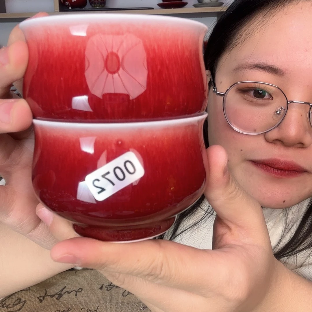 杯景德镇郎红陶瓷