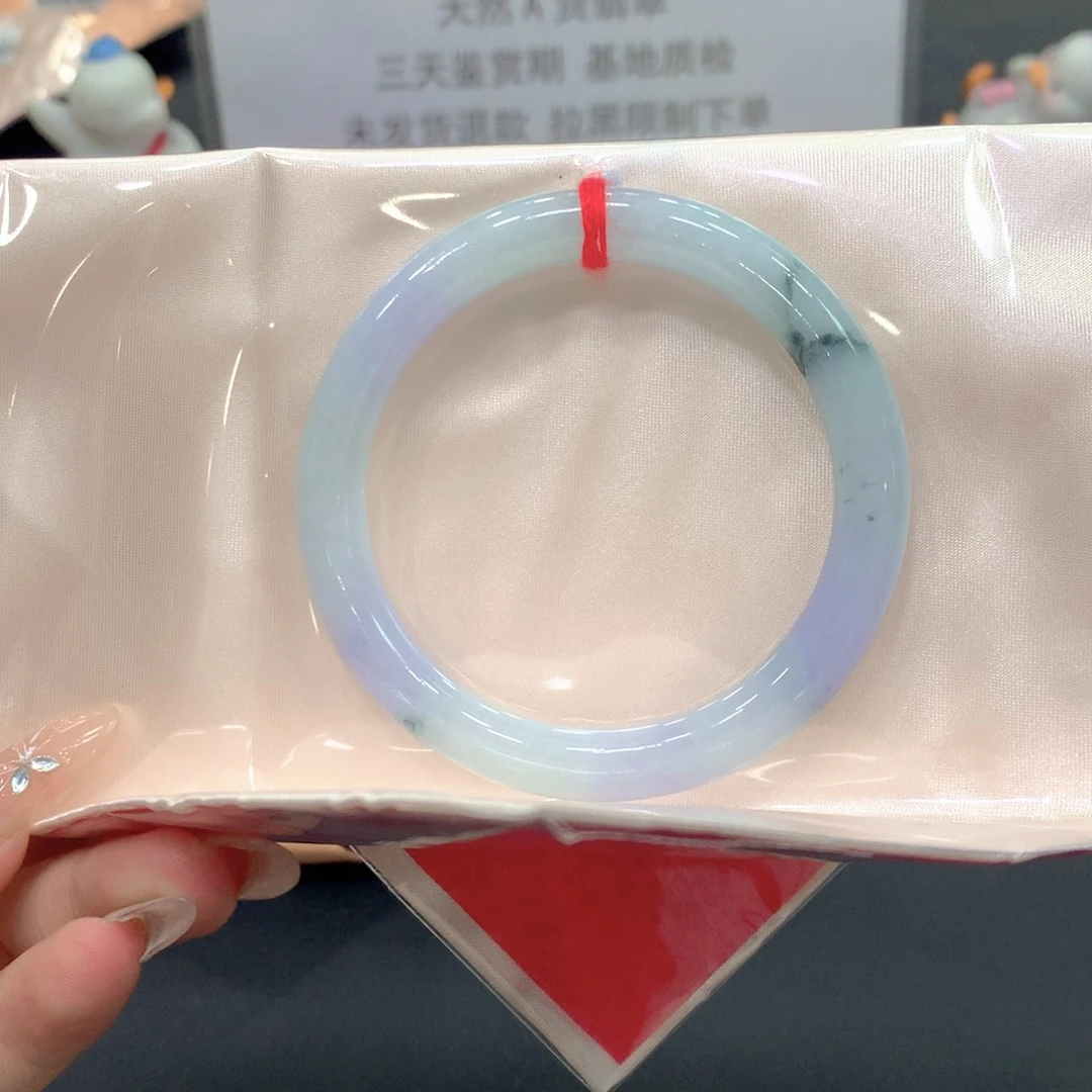 翡翠未镶嵌手镯54圆