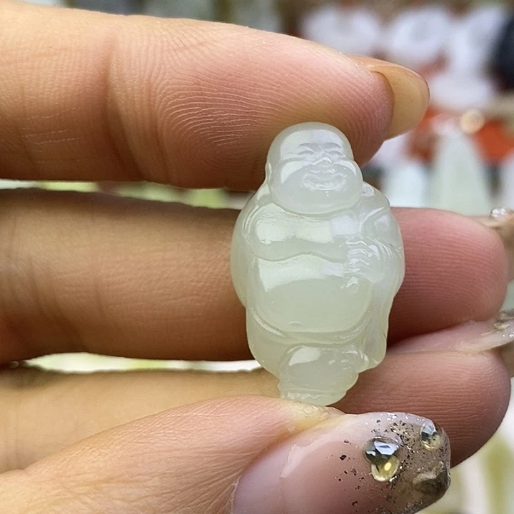 和田玉未镶嵌颈饰福利逍遥佛公吊坠