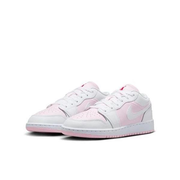 NIKE官方正品 AJ1（GS）白粉低帮舒适百搭篮球鞋553560-608