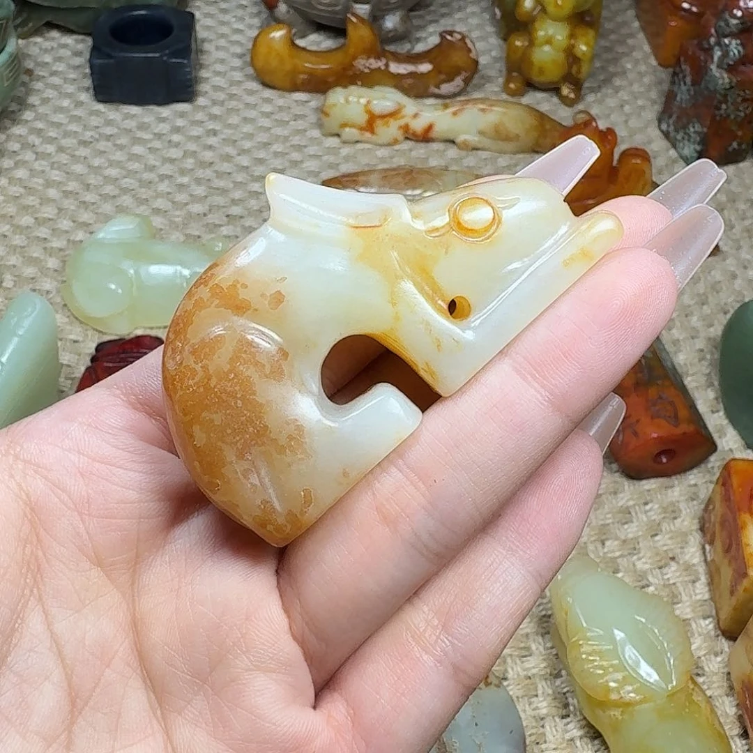 白玉菩提吊坠挂件